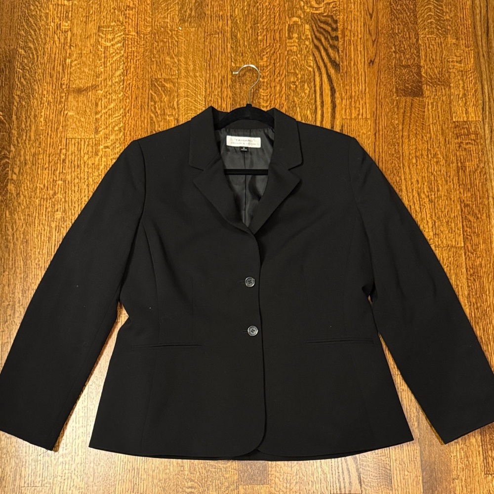 Tahari Arthur S Levine Classic Timeless Blazer Suit Jacket